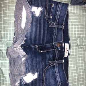 Hollister jean shorts